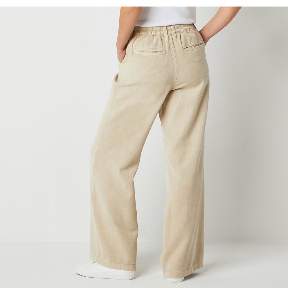 Arizona-Juniors Loose Fit Wide Leg Trouser - Picture 3 of 5